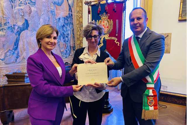 Cagliari, il Comune premia la pizzaiola Emiliana Scarpa: 
