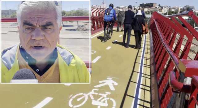 Cagliari, il ponte ciclopedonale di Su Siccu è finalmente aperto
