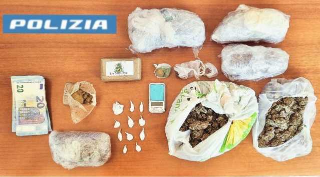 Cagliari, 24enne arrestato per spaccio a Mulinu Becciu: in casa marijuana e cocaina