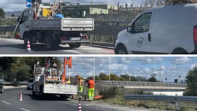 Delirio traffico a Cagliari: lavori in via Mercalli, ma la coda arriva sull'asse mediano