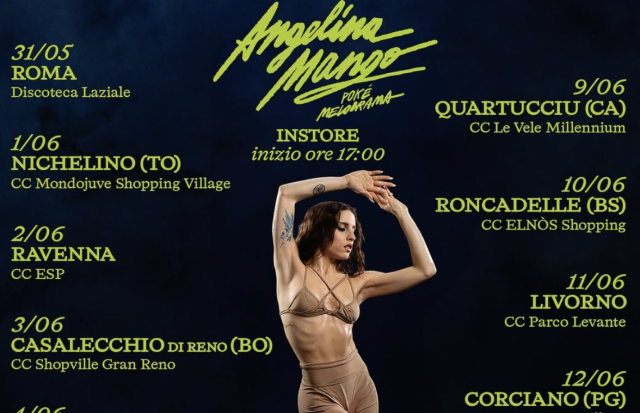 Angelina Mango incontra i fan a Quartucciu, la presentazione del suo album a 