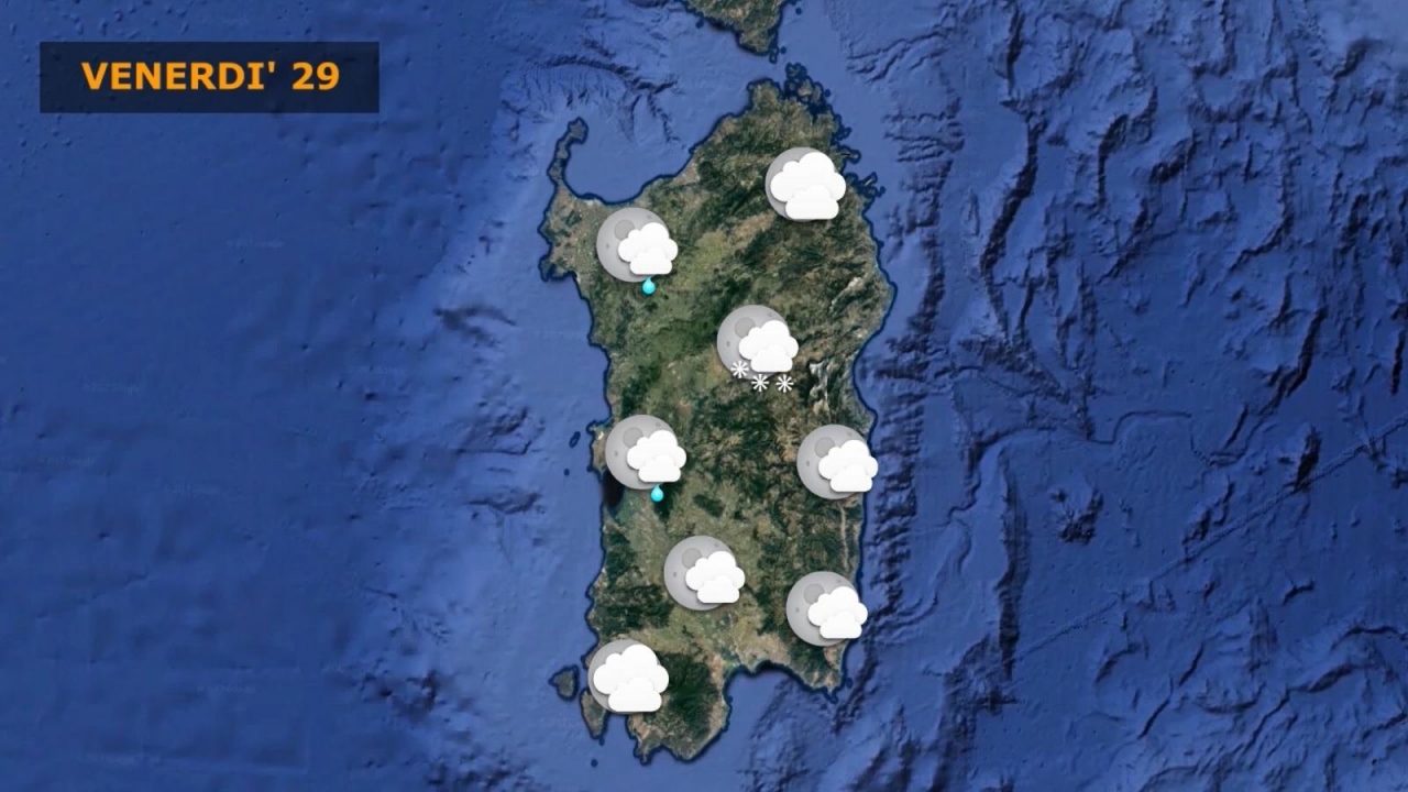 Meteo 29 Dicembre