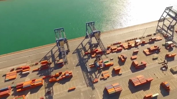 Porto Canale Dal Drone