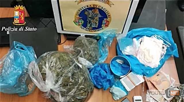 Sequestro Droga Cagliari Marina 10 Gennaio 2018