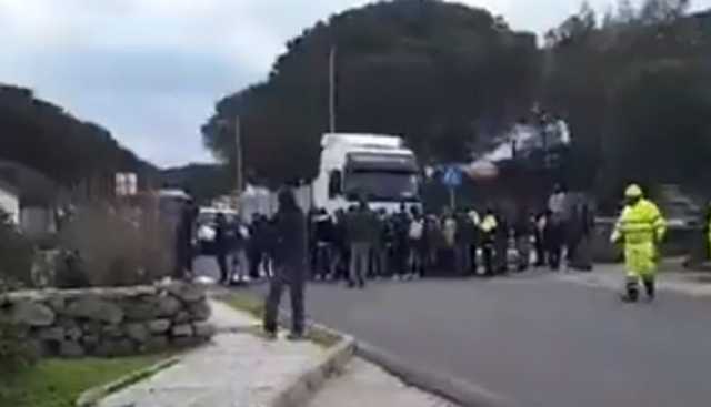 Protesta Immigrati Porto Pozzo