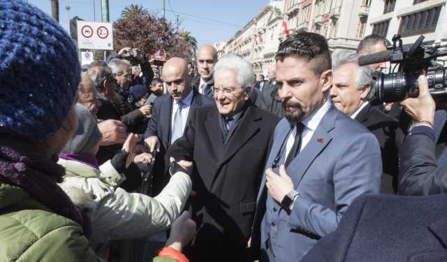 Sergio Mattarella A Cagliari