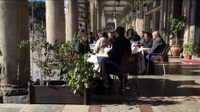 Tavolini Concessioni Via Roma Cagliari