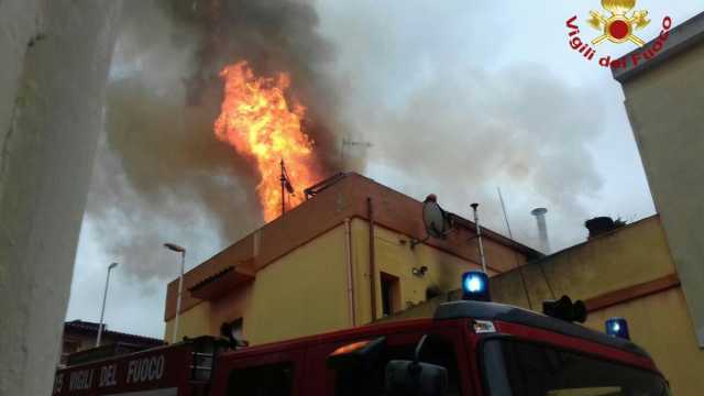 Incendio Monastir Anziani