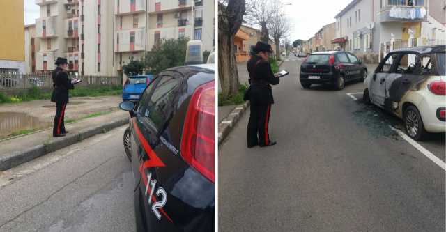 Auto Danneggiate Carabinieri Carbonia