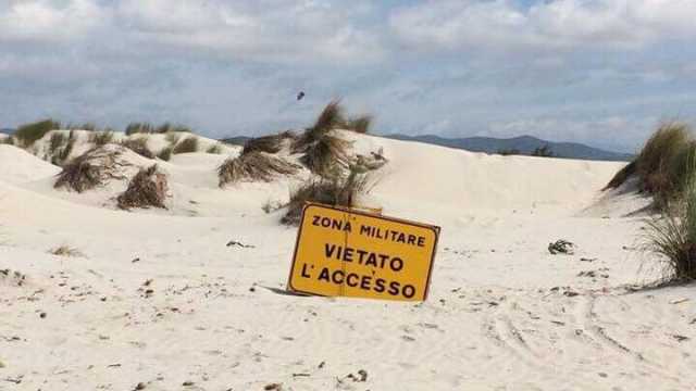 Spiaggia Porto Pino Zona Militare   Cristiano Erriu