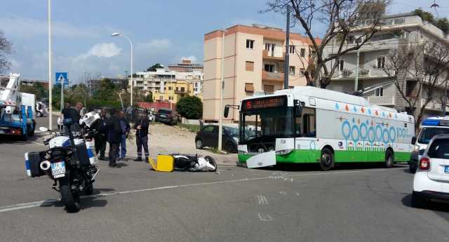 Incidente Via Milano Pullman Scooter