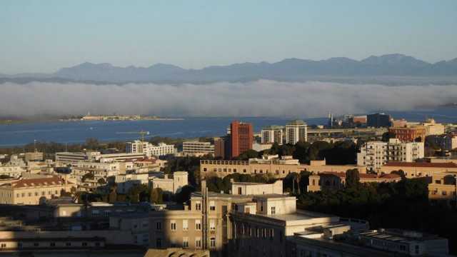 Cagliari Nebbia