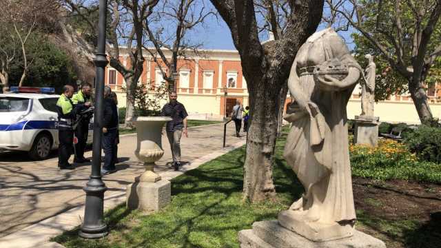 Statua Vandali Giardini Pubblici