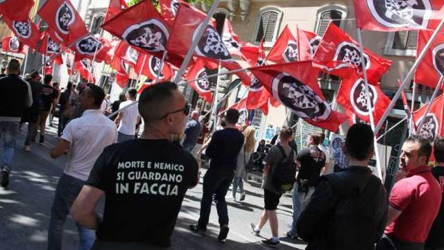 CasaPound Corteo