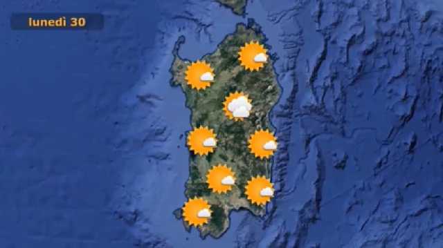 Picchi di 37 gradi in Sardegna, possibili piogge (all'interno) a metà settimana