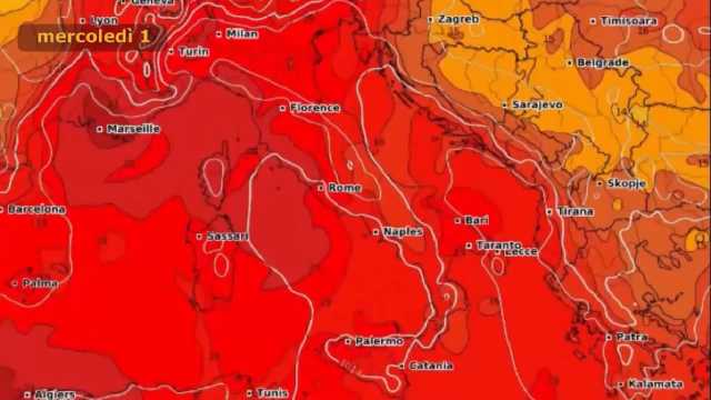 In Sardegna temperature in aumento con qualche temporale pomeridiano