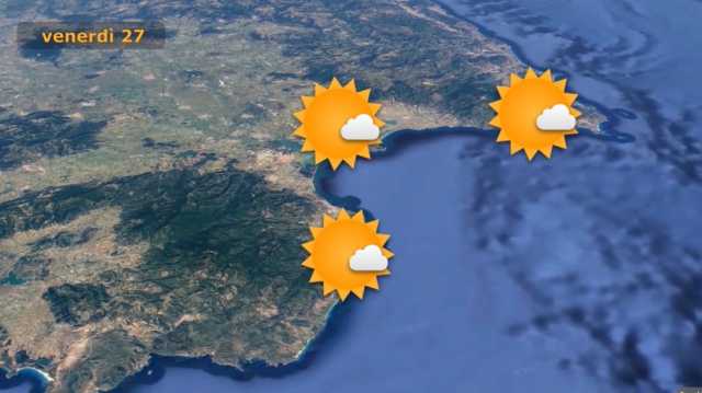 Caldo e cielo ideale per lo spettacolo della luna di sangue in Sardegna