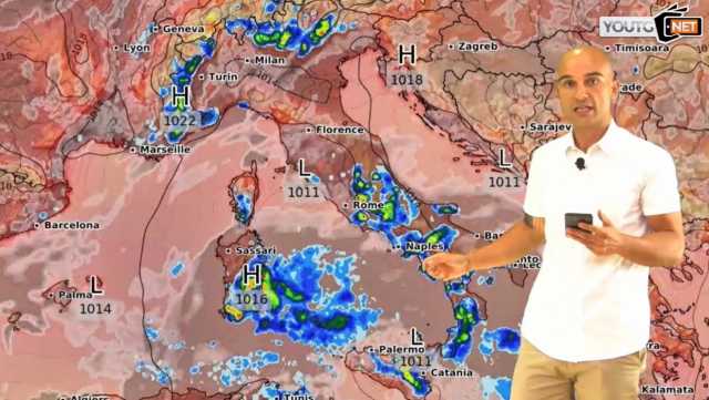 Alto rischio nubifragi: weekend da bollino rosso per il maltempo in Sardegna