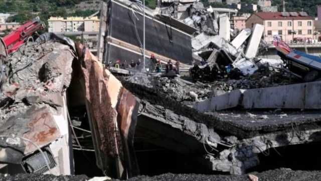 Genova Crollo Vigili Del Fuoco