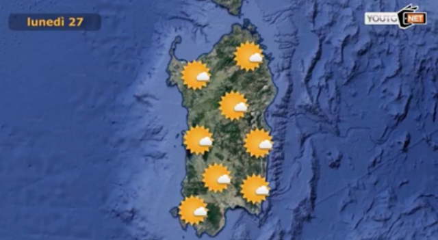 Meno maestrale, ritorna il caldo in Sardegna