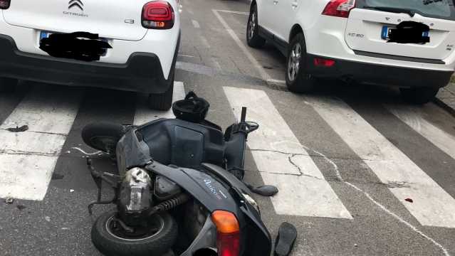 Scooter Incidente Pirri