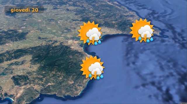 In Sardegna un'altra giornata di nubifragi, giù anche le temperature