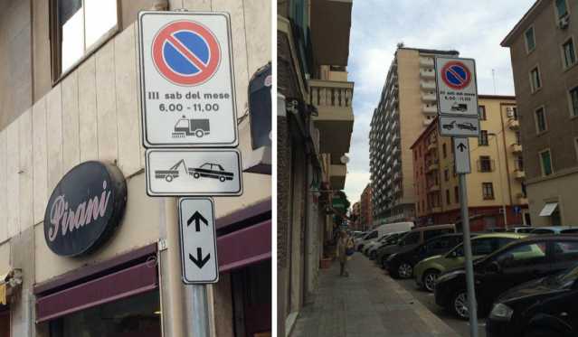Via Pacinotti Dietrofront