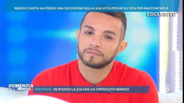 Marco Carta Domenica Live Coming Out 1