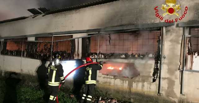 Incendio Capannone