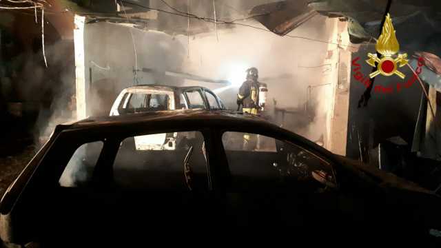 Incendio San Sperate