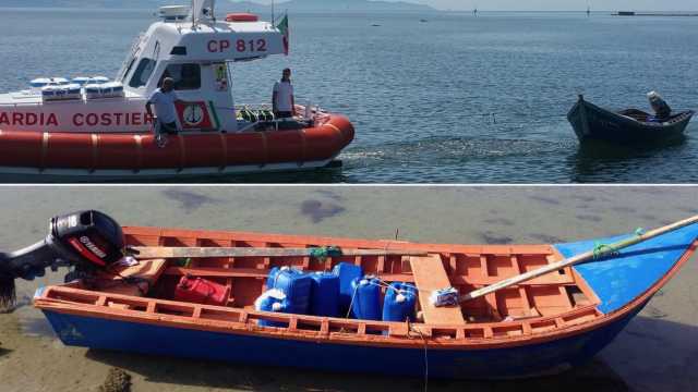 Sbarco Porto Pino 23 01 2016