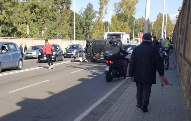 Auto Capovolta Via Cadello