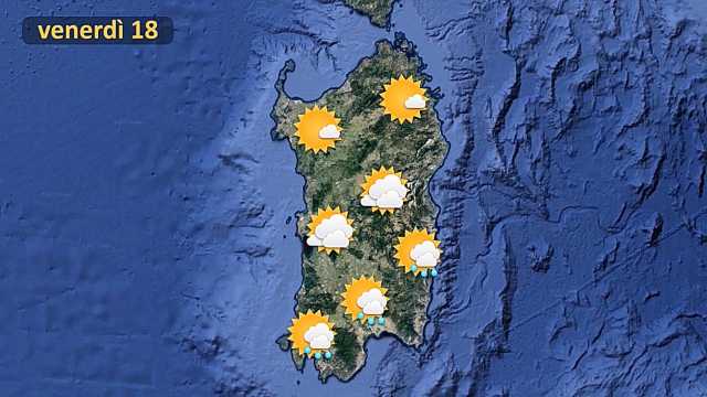 Meteo Venerdì 18