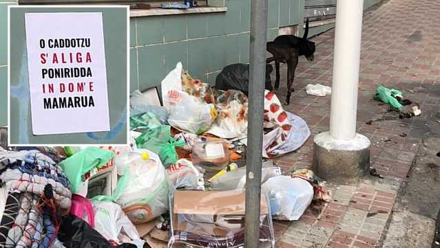 Via La Nurra Incivili Con Cartello