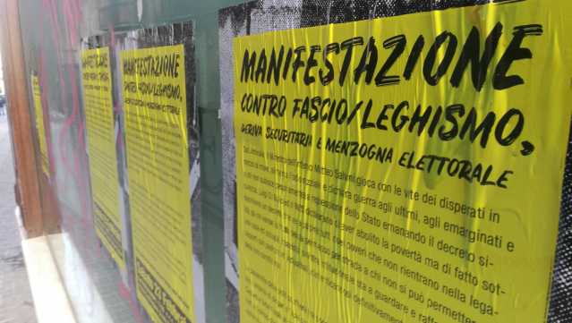 Manifestazione Fascio Leghismo