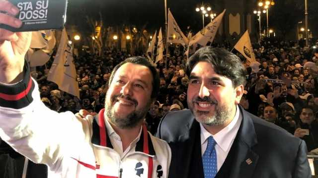 Salvini Solinas Selfie