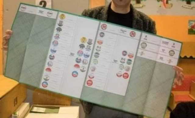 Scheda Elettorale Sardegna