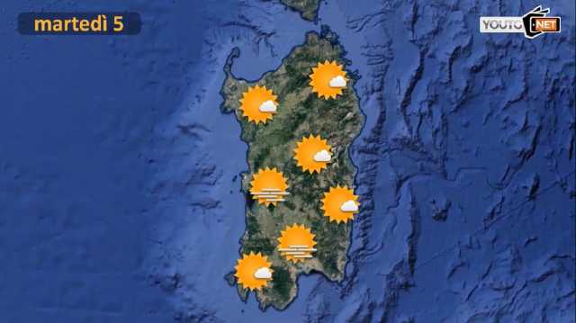 Meteo Martedì 5