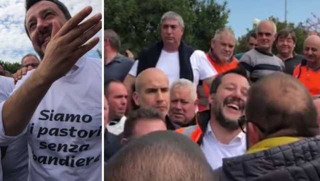Salvini Maglia Dei Pastori E Portuali