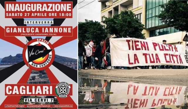 Antifa Cagliari Casapound
