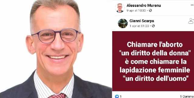 Alessandro Murenu Movimento 5 Stelle Con Post Anti Aborto