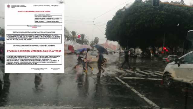Maltempo Cagliari Nuova Allerta