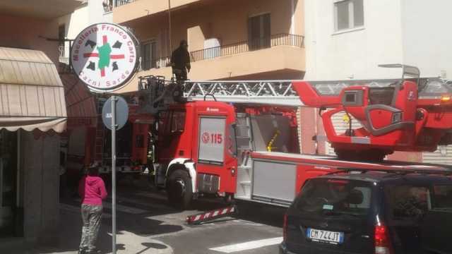 Incendio Casa Cagliari Via Doberdo