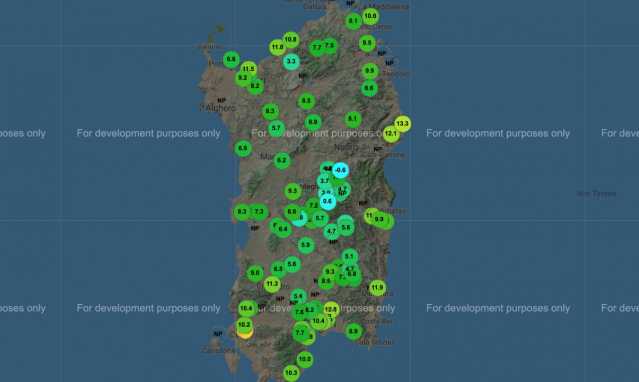 Temperature Sardegna