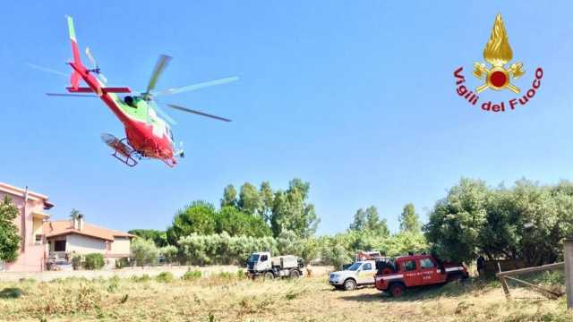 Incendio Villa San Pietro