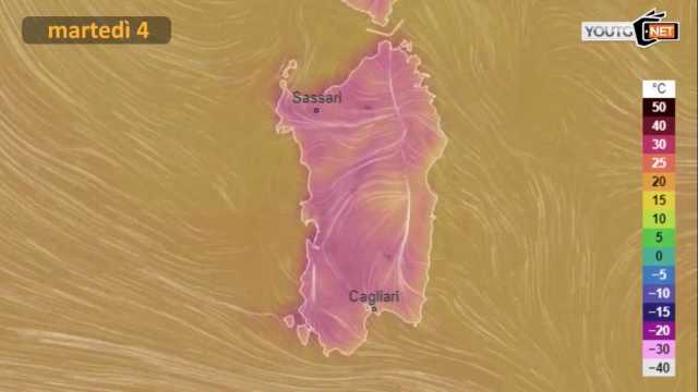 Meteo Martedì 4 Giugno