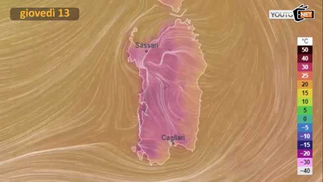 METEO GIOVEDì 13 GIUGNO