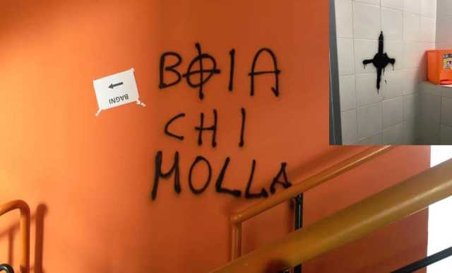 Scritte Universita Fasci