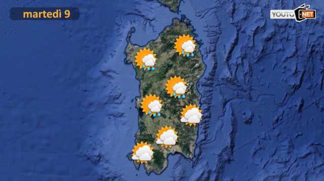 PREVISIONI METEO 9 Luglio 2019