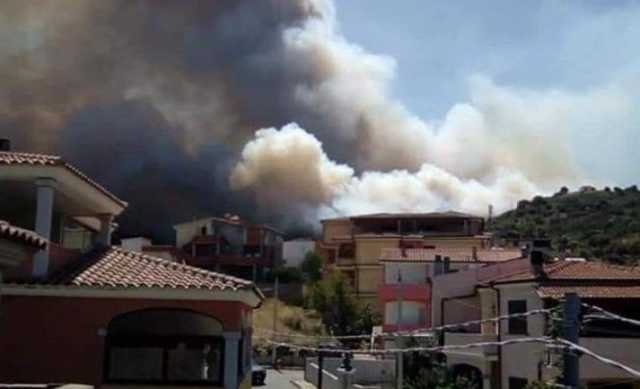INcendio Torpè Tagliata